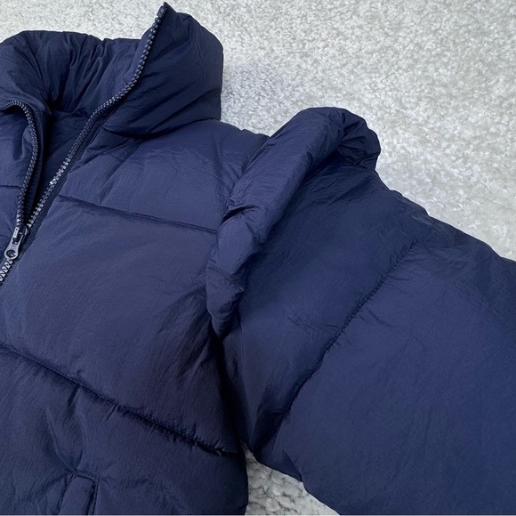 NWT Simply Southern Crop Puffer Jacket Coat. Snow Day Puffer. Navy Blue XS/S - Picture 6 of 10